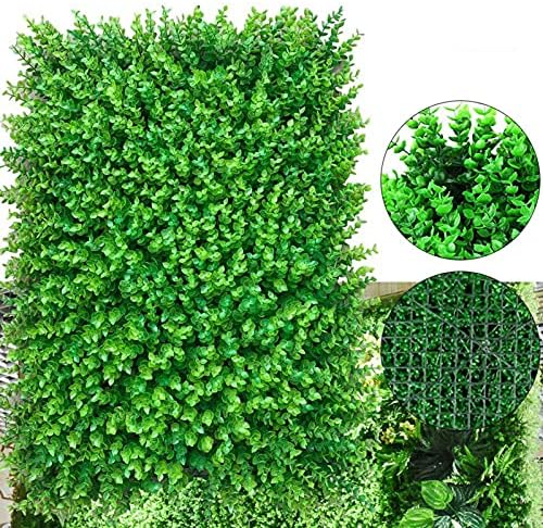 Faux Boxwood Hedge Panels 24pcs for Indoor and Outdoor Decor