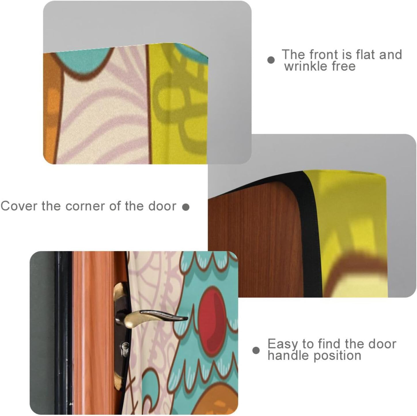 Susiyo Halloween Door Cover 32x79 in