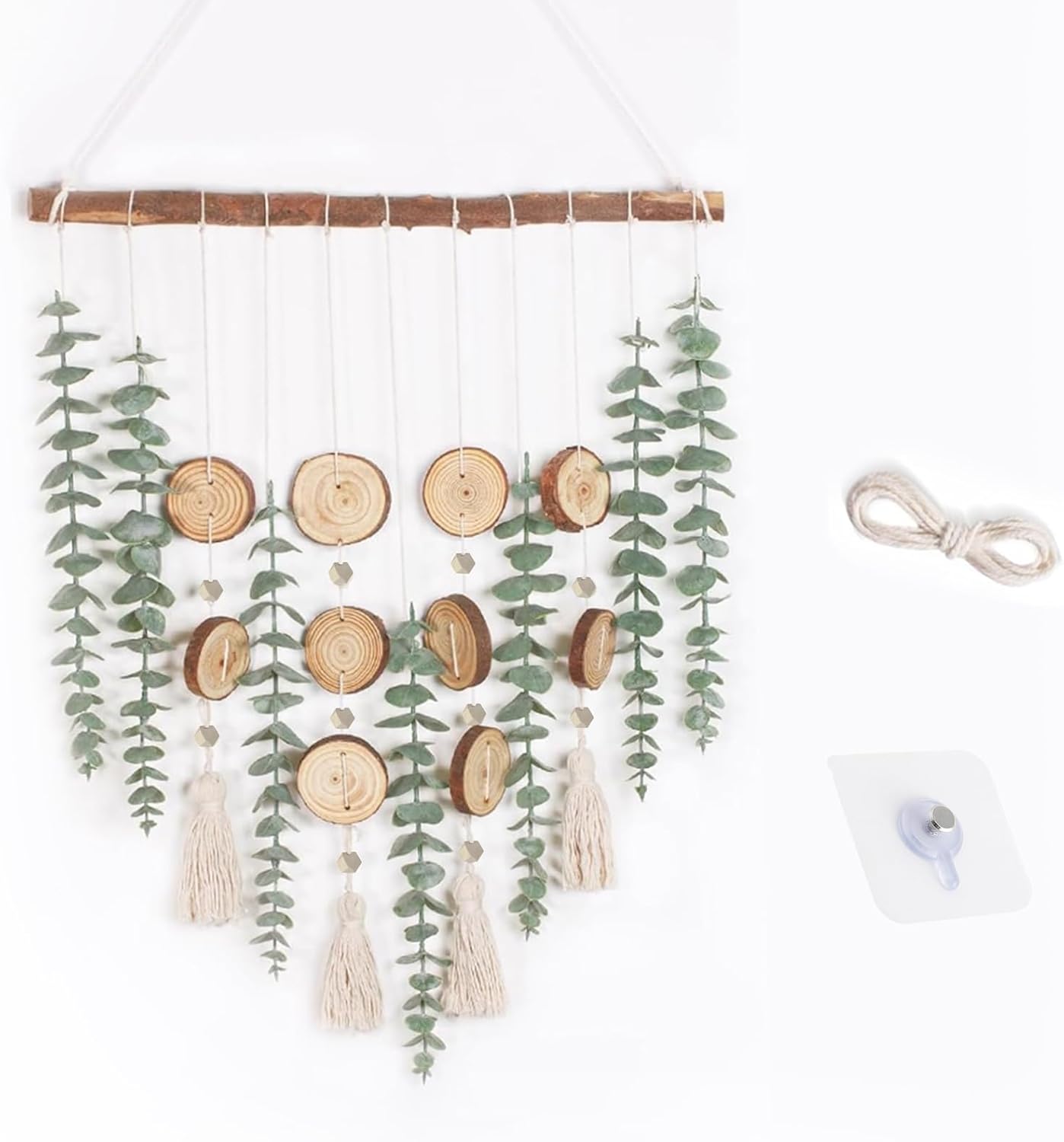 JoyHuaTrade Artificial Eucalyptus Wall Decor