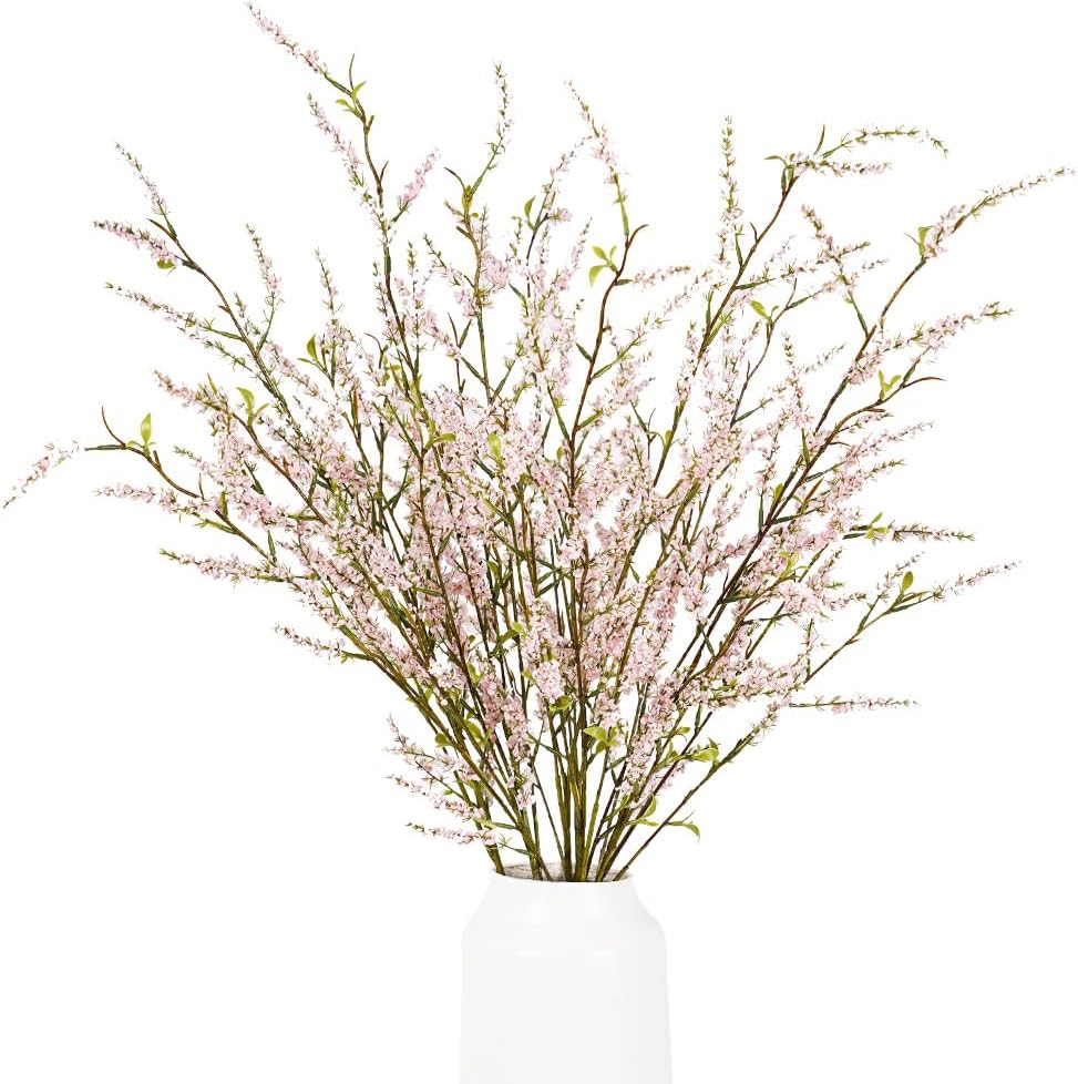 MelorcaGuilla Artificial Plants 3PCS 433 Snow Willow Branches for Vase Decor