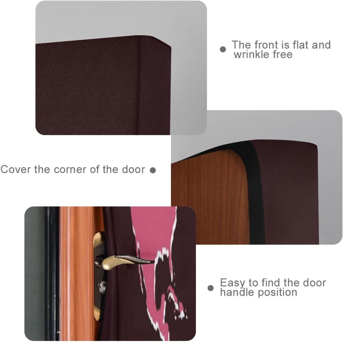 Susiyo Colorful World Map Halloween Door Cover