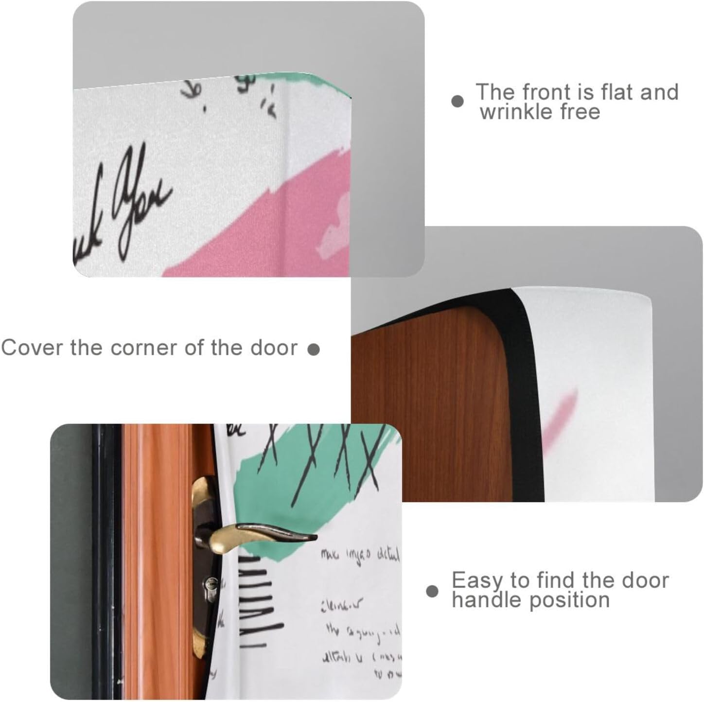Susiyo Colorful Halloween Door Cover 32x79 in