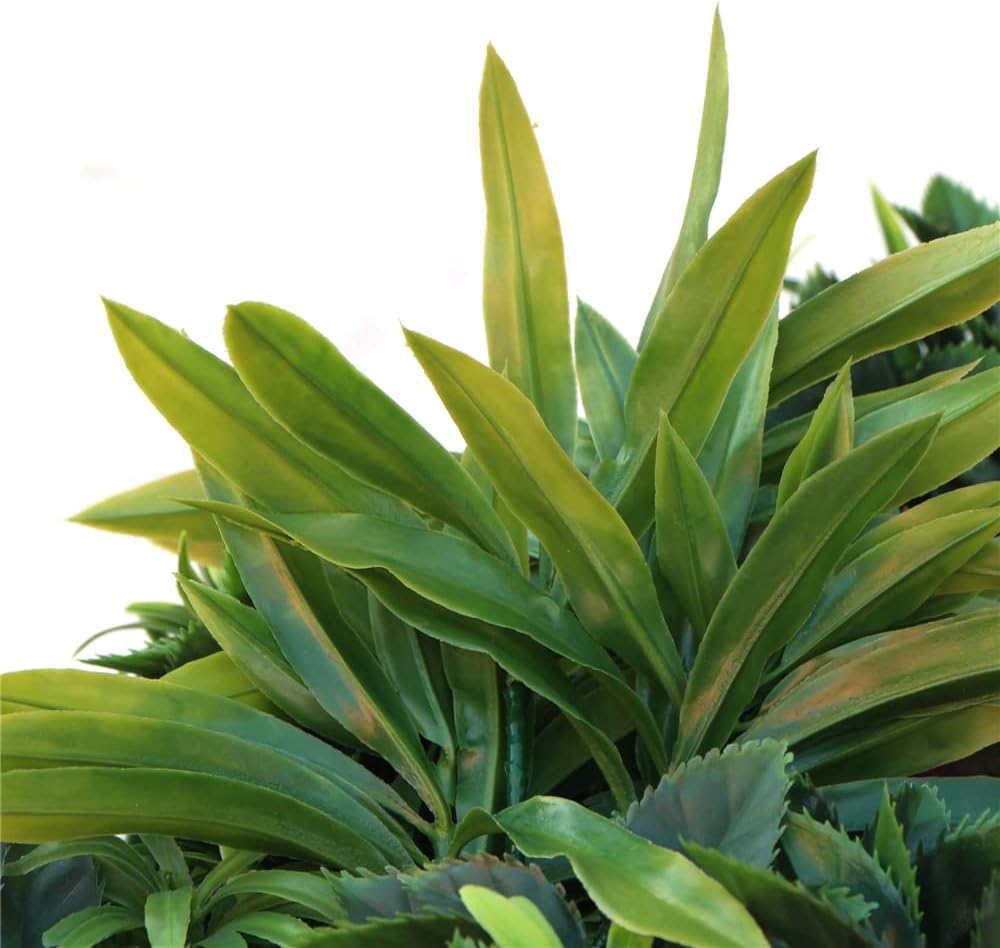 ULAND 40x40 Artificial Greenery Hedge Wall Decor