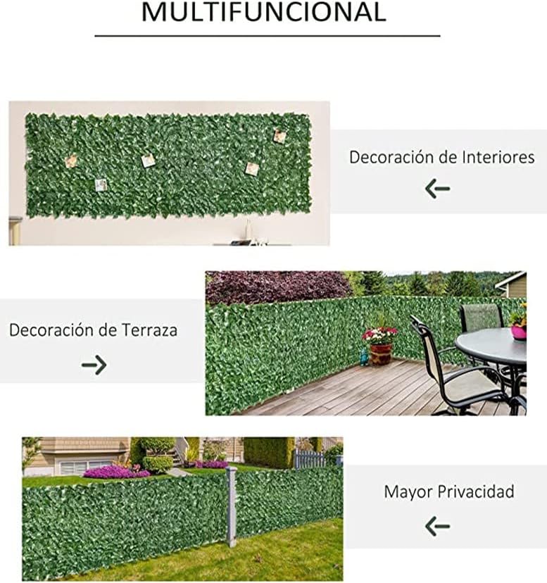 Artificial Ivy Privacy Fence Screen 15x14m
