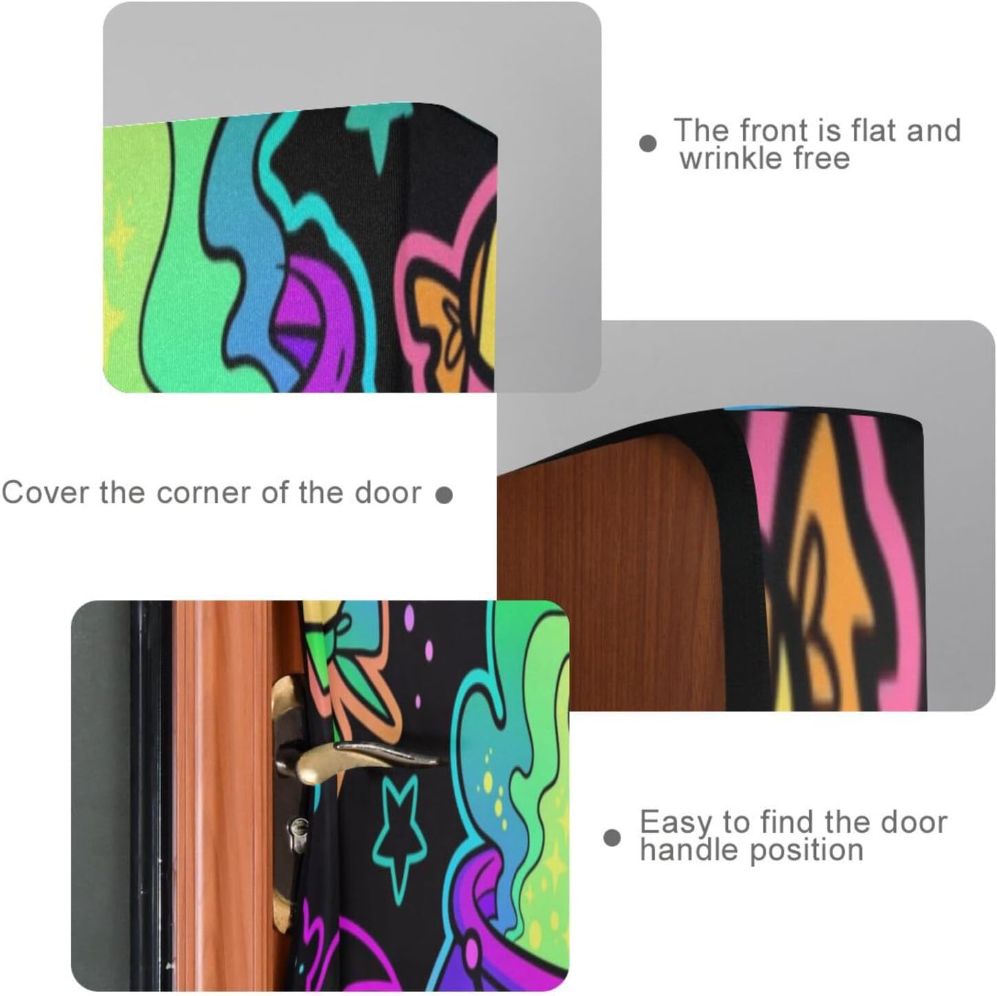 Susiyo Cute Cats Halloween Door Cover 32x79 In