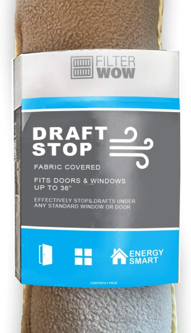 Filterwow Door Snake Draft Stopper - 2 Pack