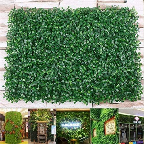 2PCS Artificial Boxwood Plants Green Wall Decor