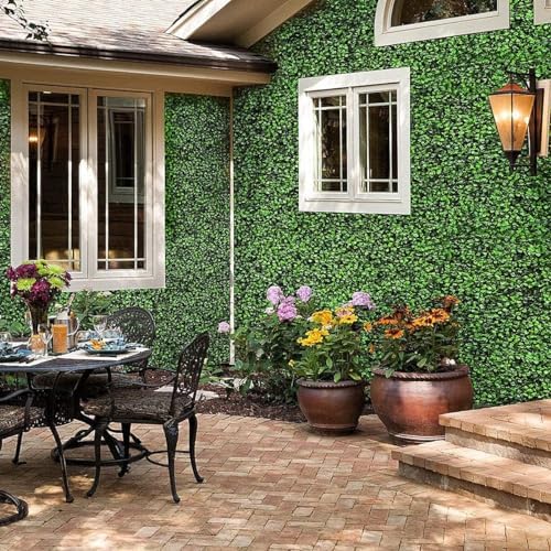 ENOVA FLORAL Artificial Boxwood Panels 4Pcs 24x16In
