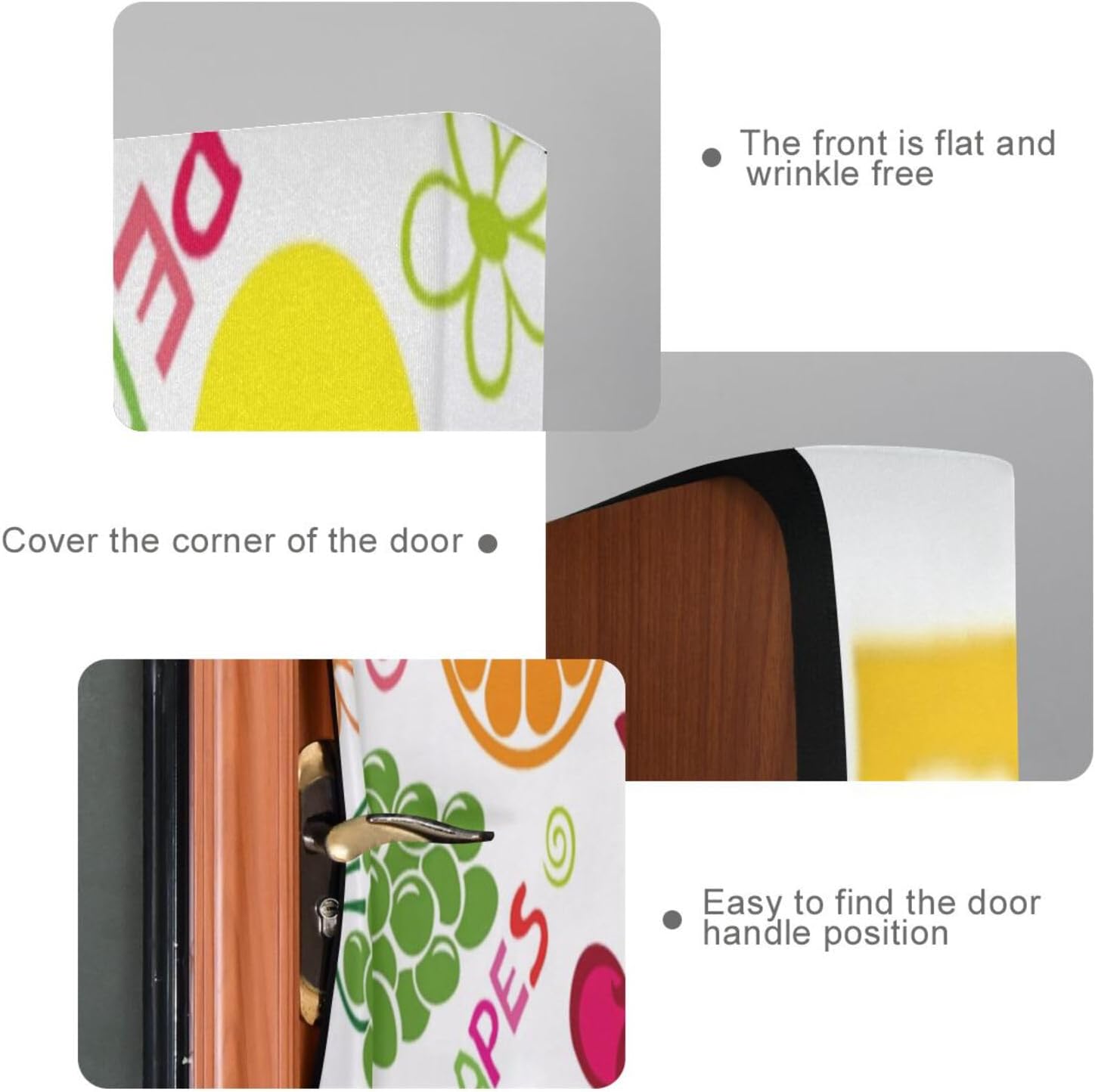 Susiyo Colorful Fruit Lemon Halloween Door Cover