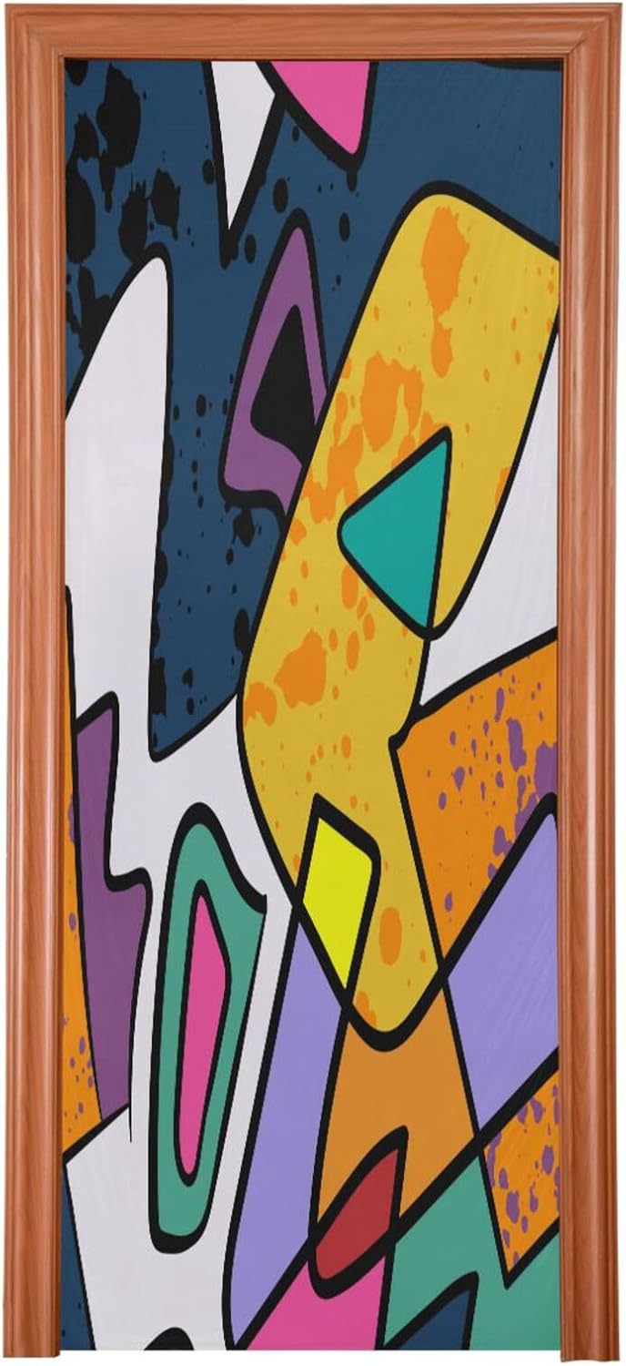 Susiyo Halloween Door Cover 32x79 in Stretch Fabric
