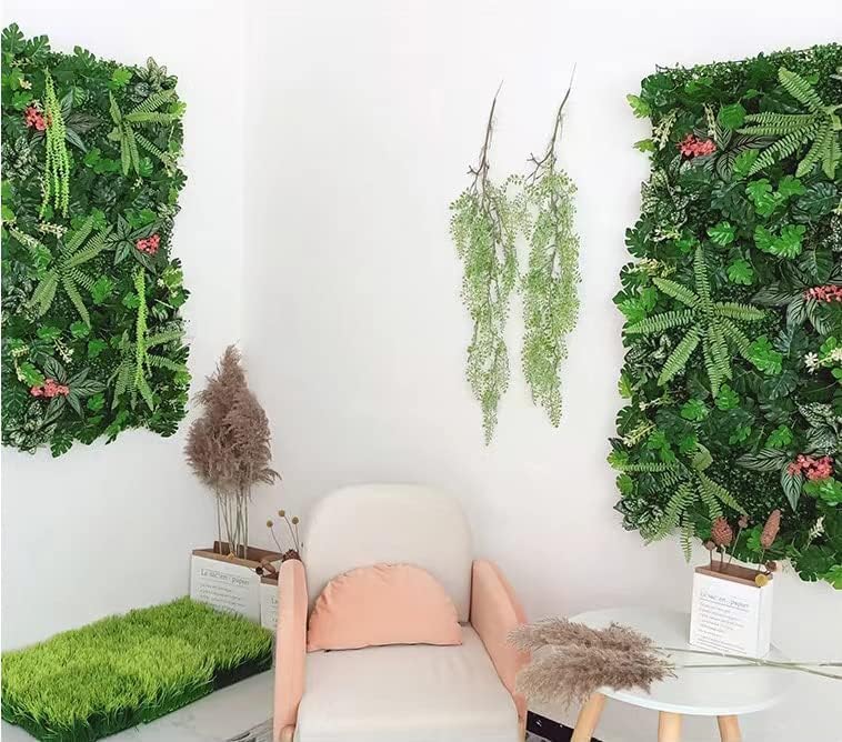Kameiou 16x24 Inch Artificial Green Wall Panel with Privacy Fence Decor