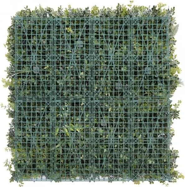 Lush Fern Artificial Green Grass Wall Panels for Interior Decor