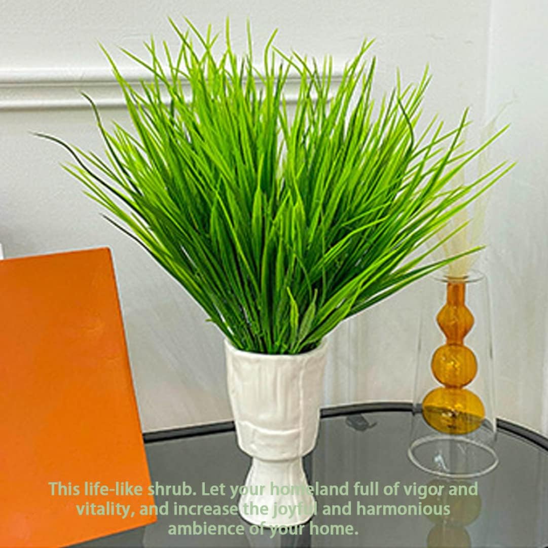 10PCS Artificial Grass Faux Wheat Plant for Home Decor