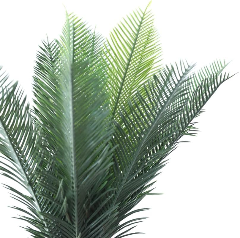 19 Inch Artificial Palm Leaf Bush for Decor