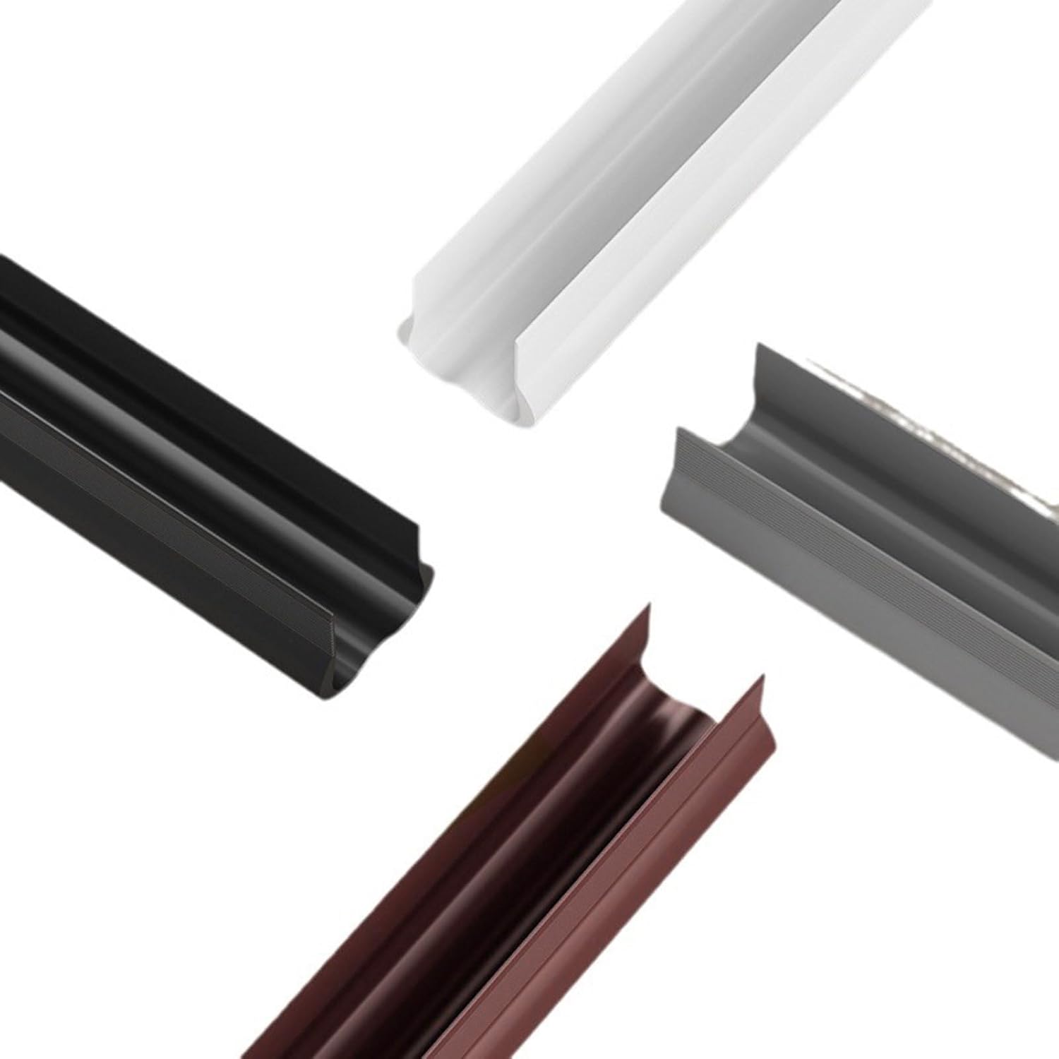 Soundproof Door Seal with Noise Reduction and Insulation Black