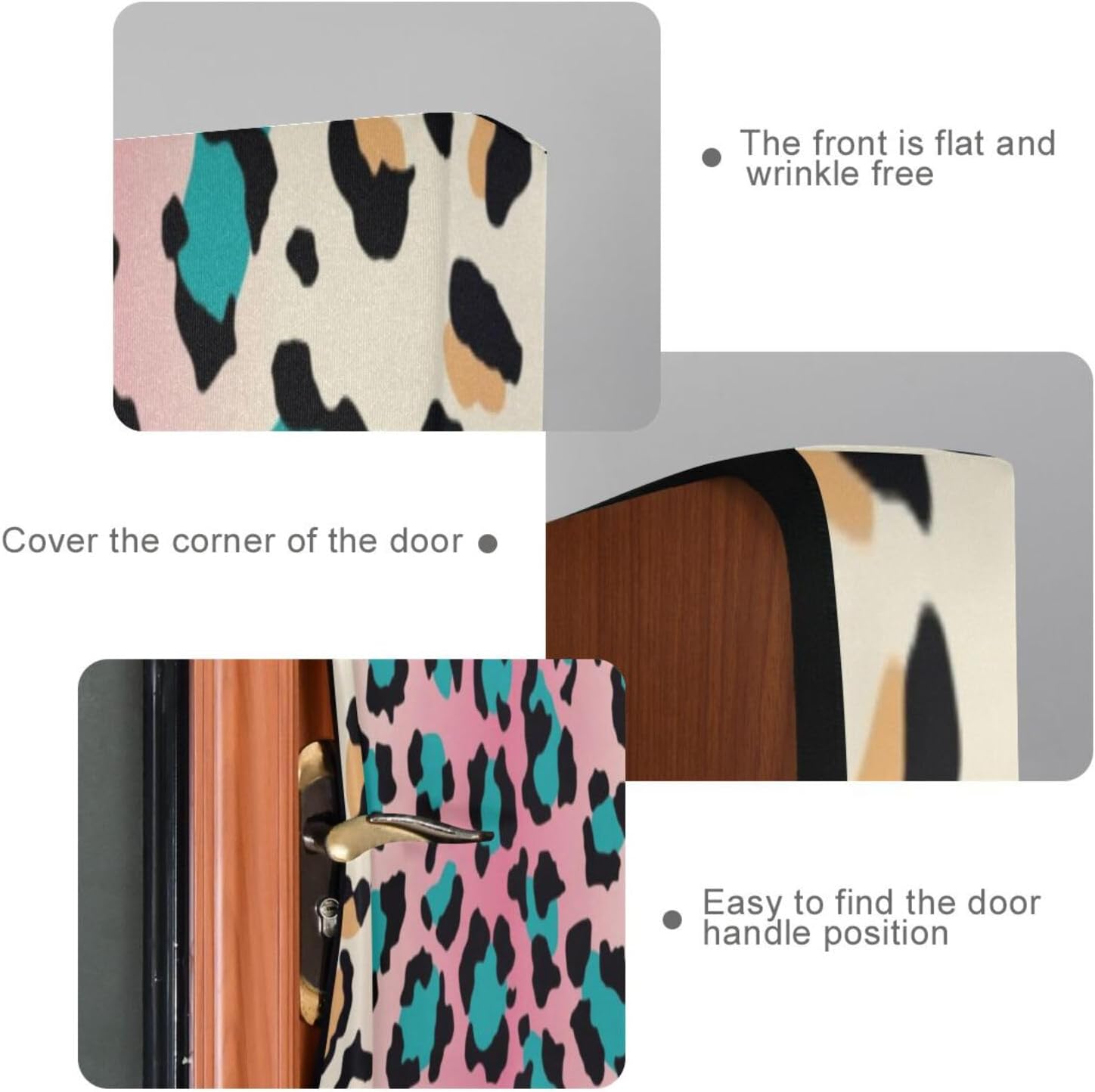 Susiyo Leopard Skin Halloween Door Cover 32x79 in