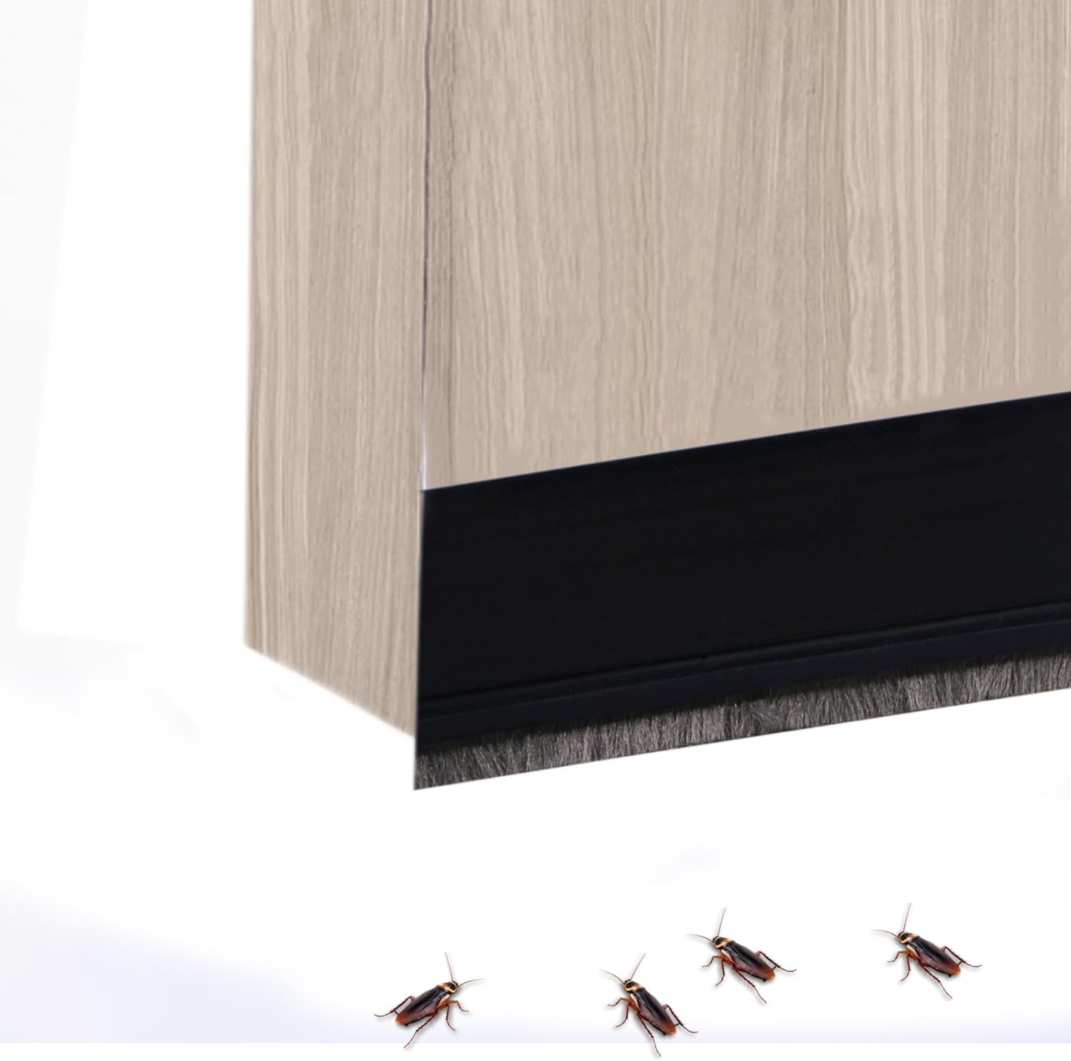 Saim Door Sweep for Bottom of Door 2 Pcs Self-Adhesive Draft Stopper