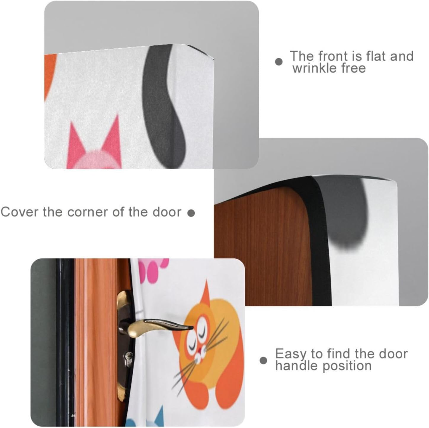 Susiyo Halloween Cats Door Cover 32x79 Inches