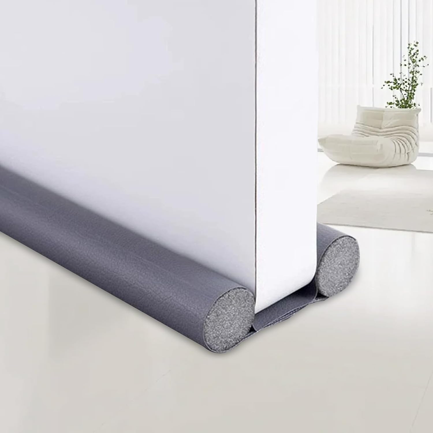 EGUARTE 36 Inch Door Draft Stopper Gray