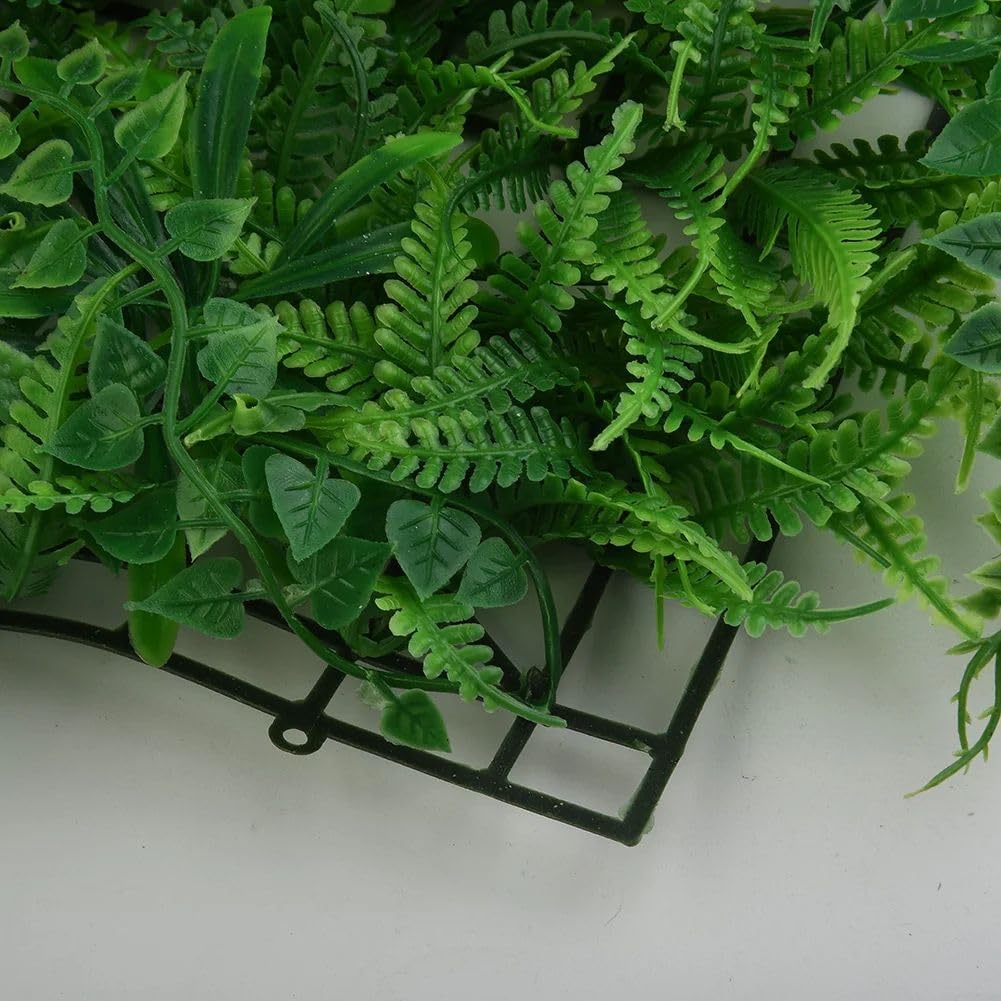 SAITOM Artificial Plant Mat Greenery Wall Decor
