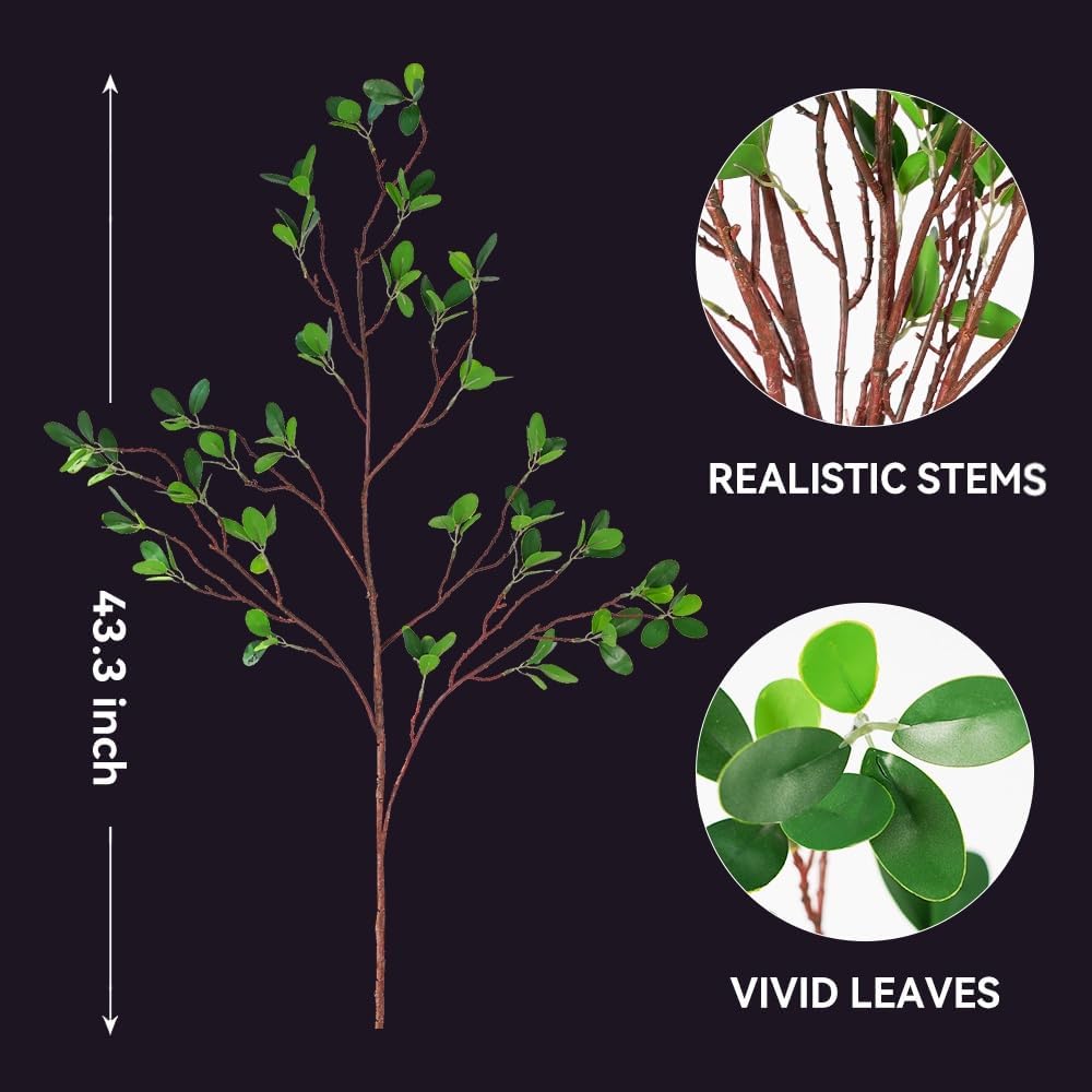 Artificial Eucalyptus Stems for Vase Decor 1