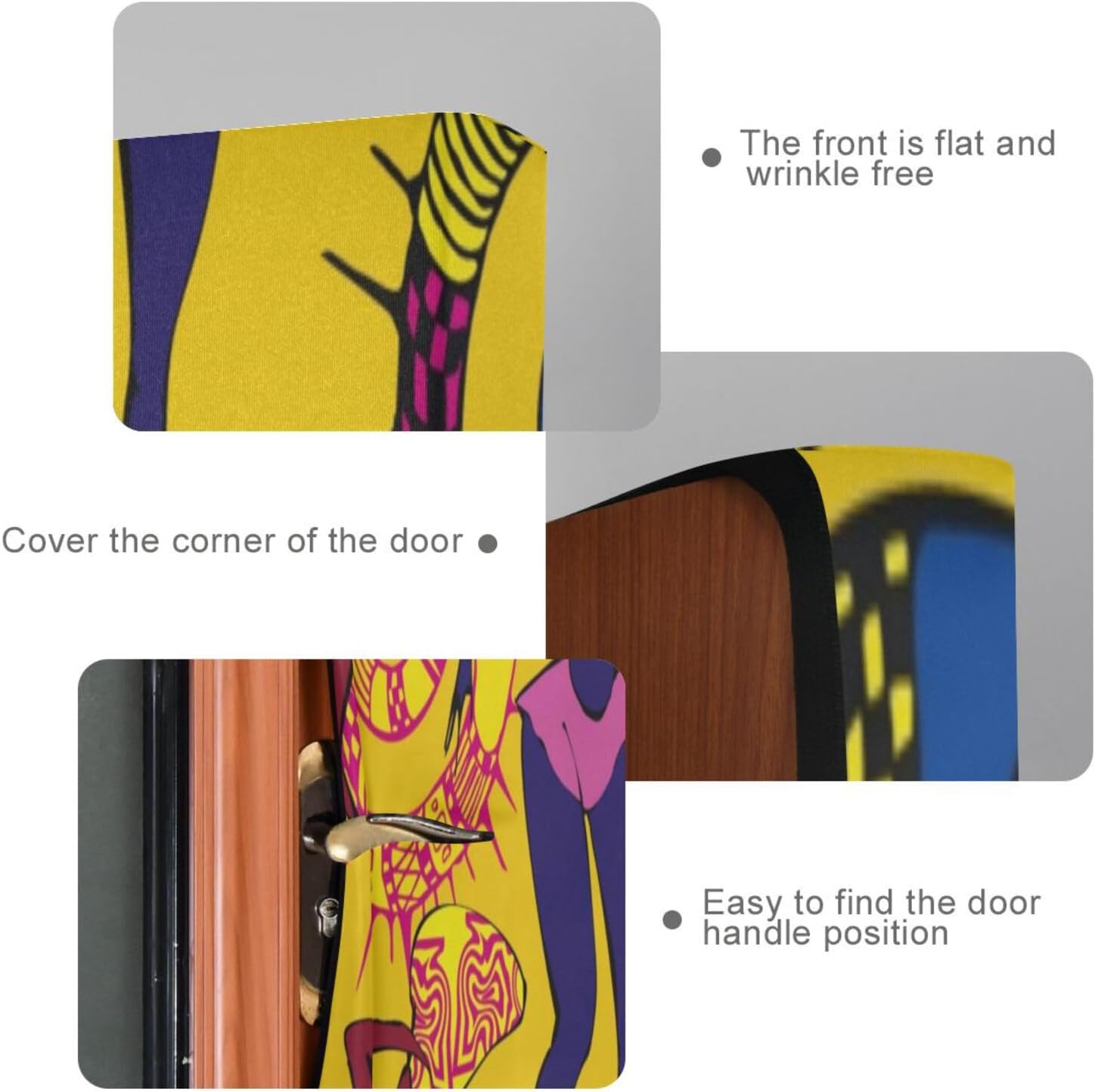 Susiyo Dancing People Christmas Door Cover 32x79 in
