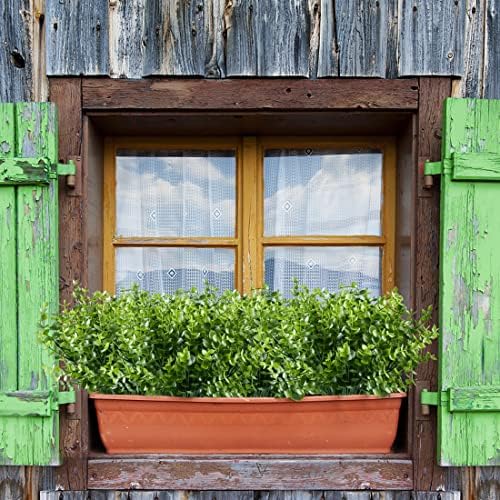 JOYGAR Artificial Eucalyptus Plant Set 8 Bundles