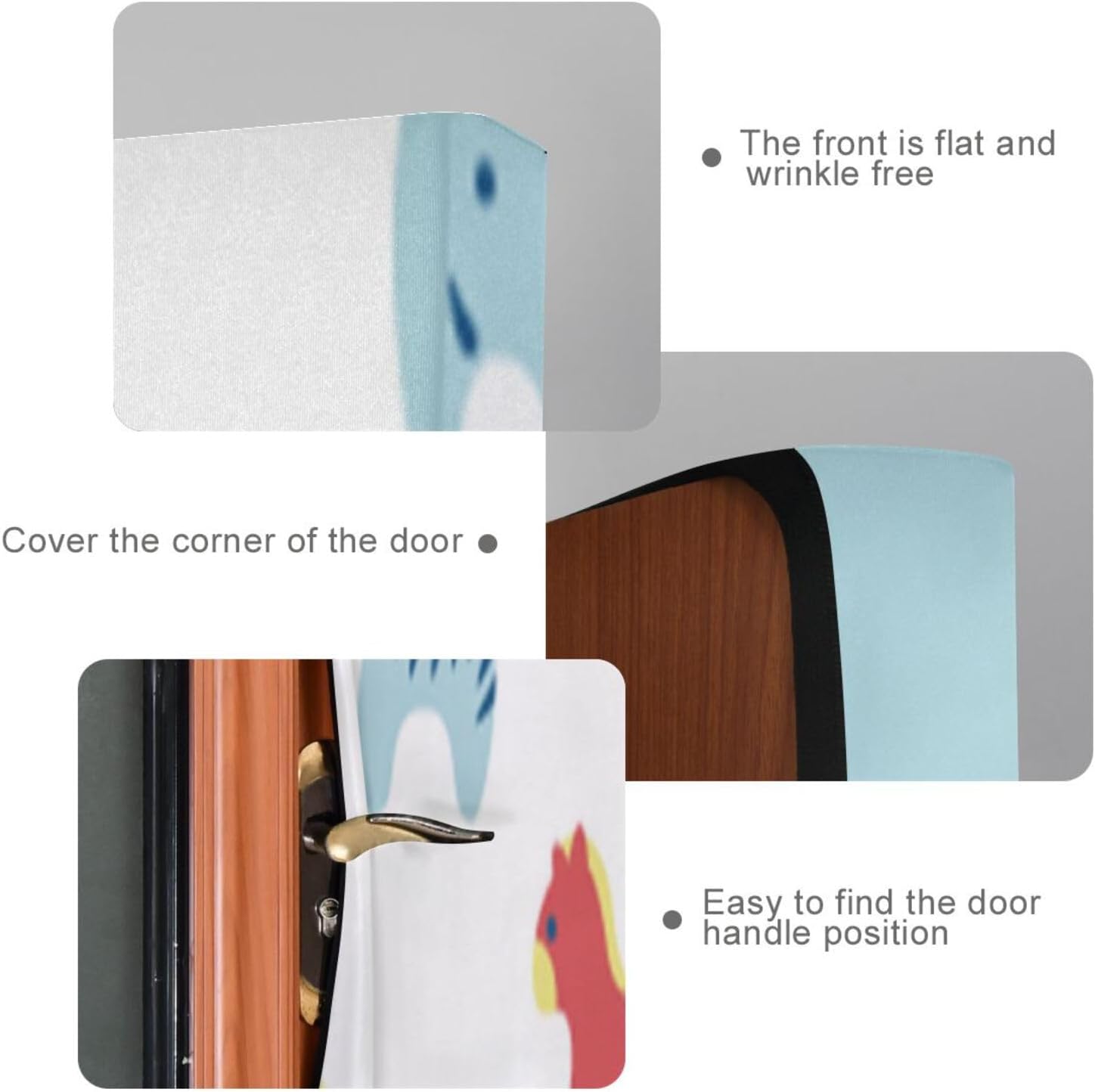 Susiyo Cute Cars Animals Halloween Door Cover