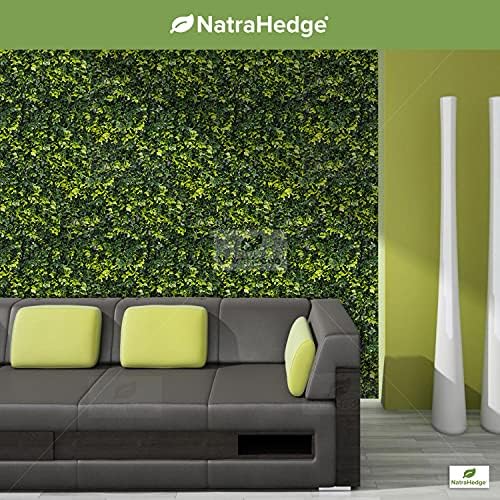 NatraHedge Long Stem Boxwood Hedge Mats 12-Pack 20x20 Greenery Panels