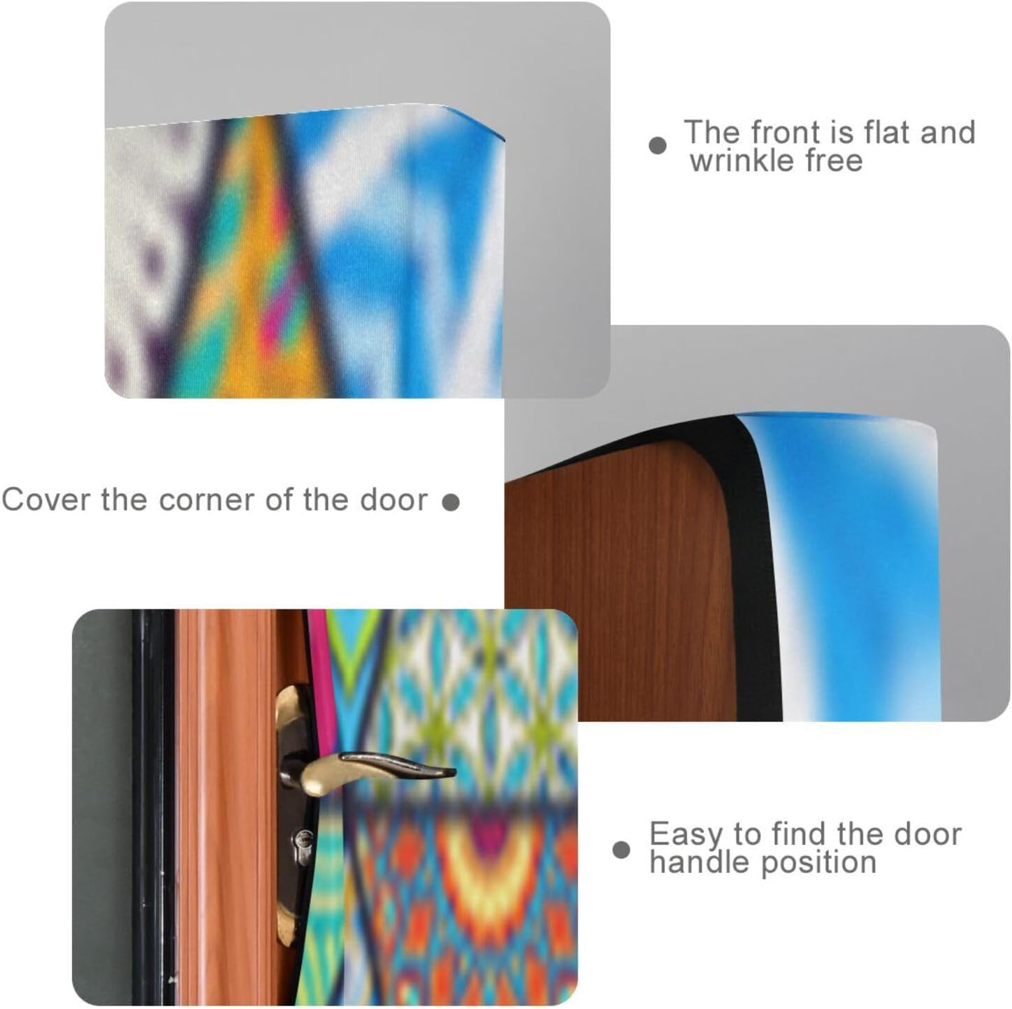 Susiyo Colorful Mandela Halloween Door Cover