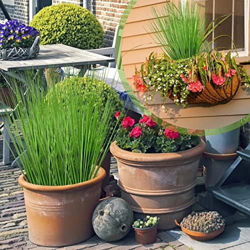 Yunlly 24 Pack 27 Artificial Grass Greenery