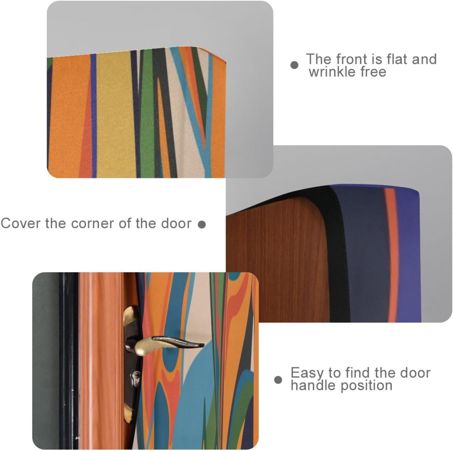 Susiyo Retro Toucan Halloween Door Cover 32x79 in