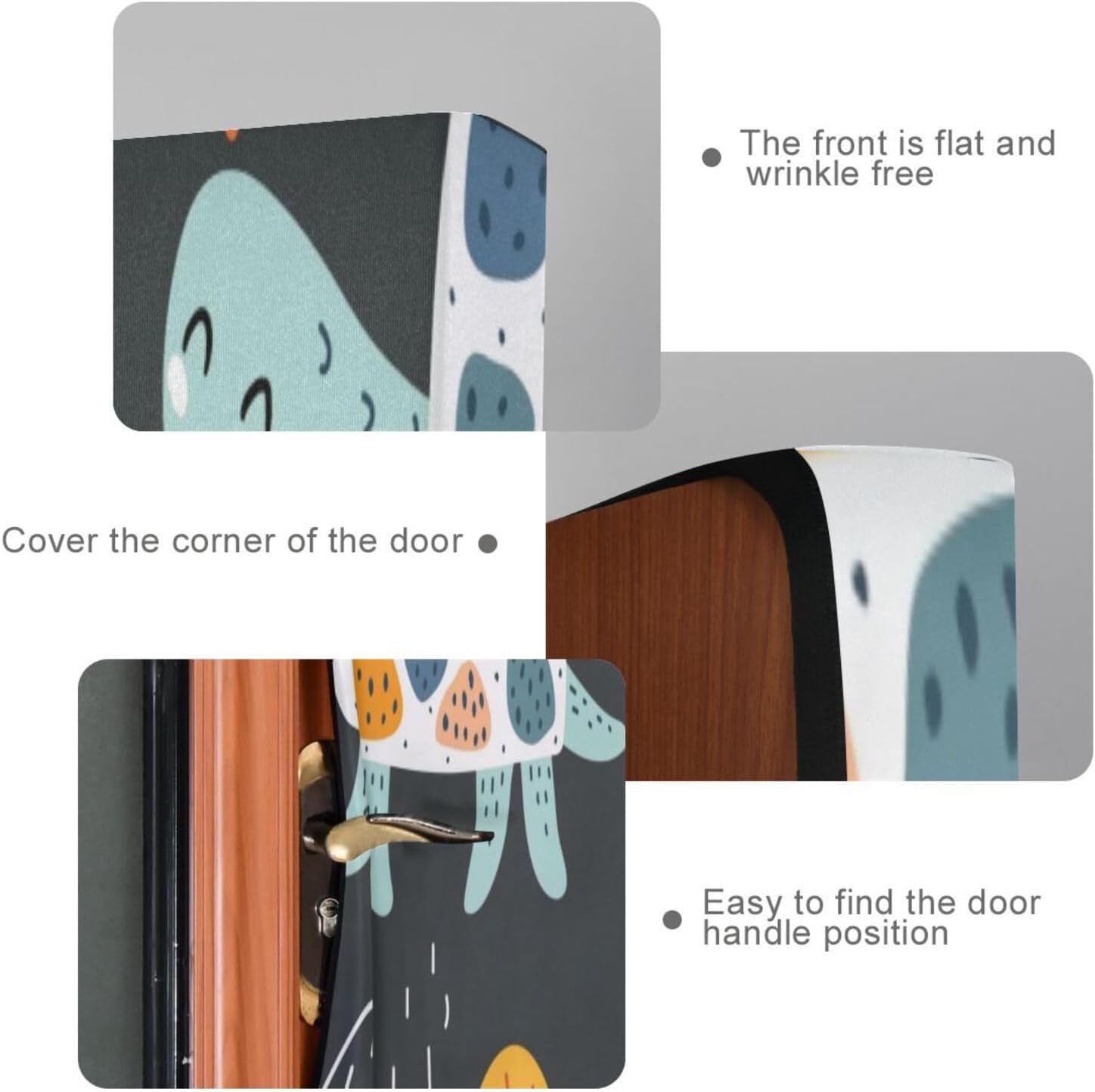 Susiyo Dark Cartoon Turtles Halloween Door Cover