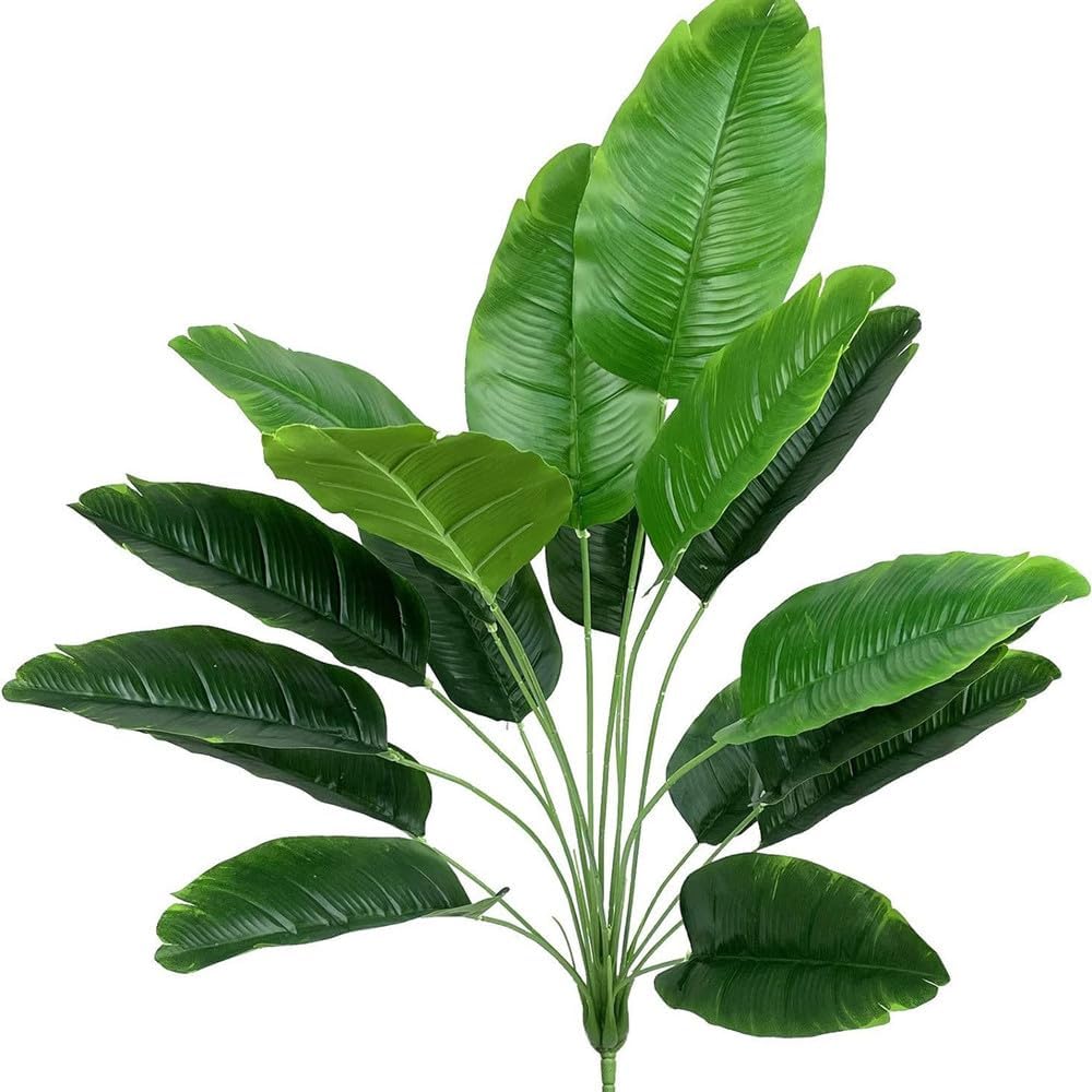 XIYUAN 32 Inch Artificial Palm Leaves 2 Pcs Decor
