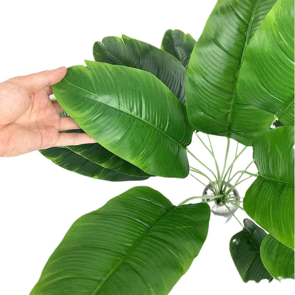 XIYUAN 32 Inch Artificial Palm Leaves 2 Pcs Decor