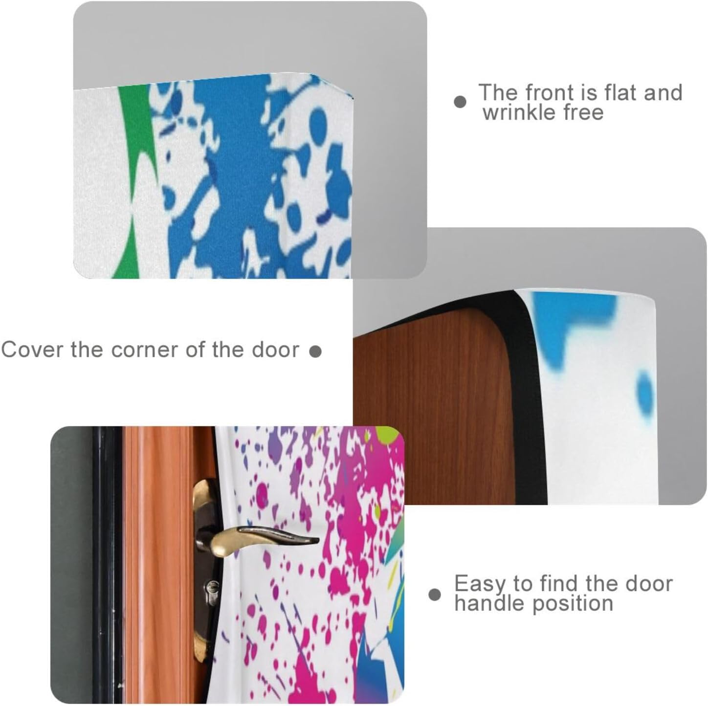 Susiyo Colorful Football Halloween Door Cover