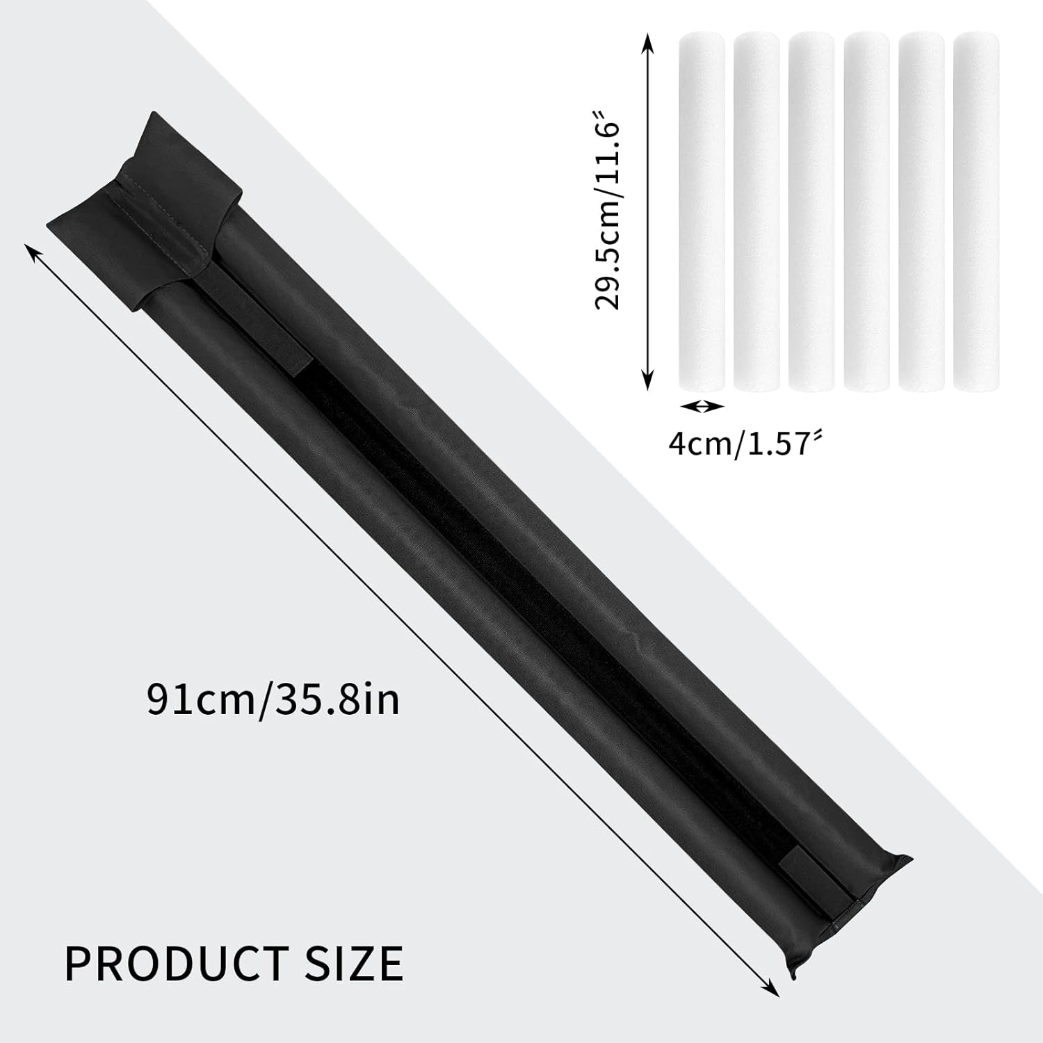 Under Door Draft Stopper 36 Inch Double Sided Noise Blocker