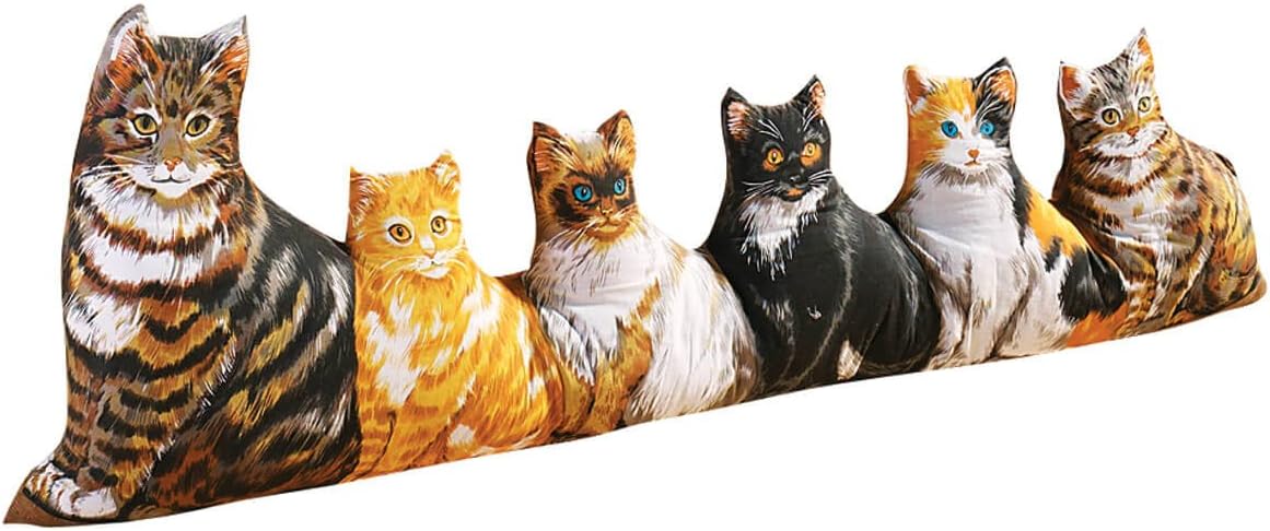 Cat Draft Block Energy Efficient Decorative Door Cover