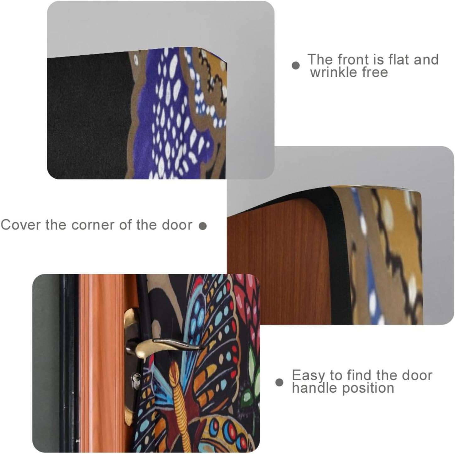 Susiyo Fantasy Flowers Butterflies Halloween Door Cover