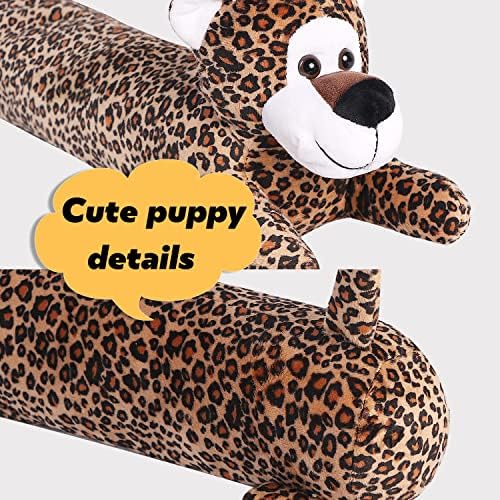 36 Inch Leopard Animal Draft Stopper for Door and Window