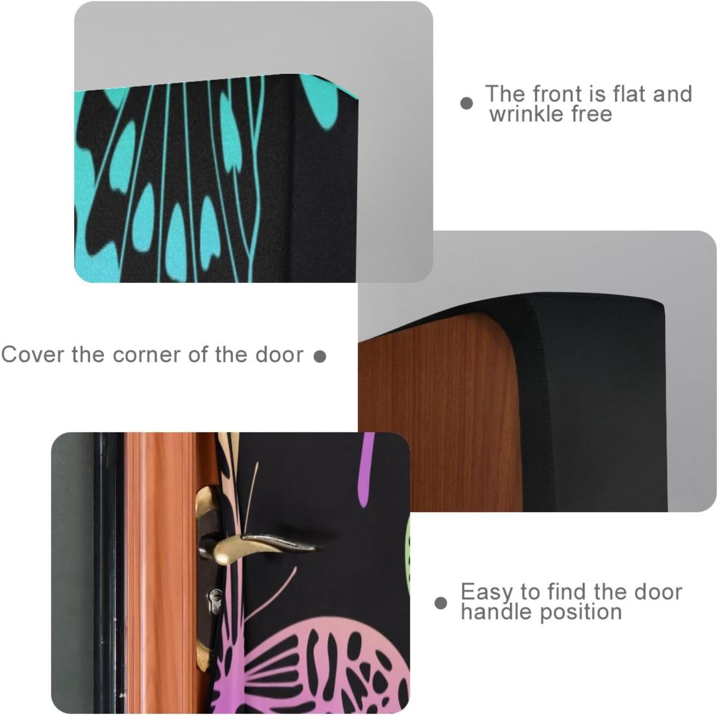 Susiyo Glowing Butterfly Halloween Door Cover