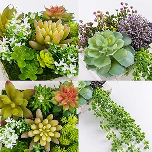 SWTHONY Hanging Wall Artificial Plants for Home Decor