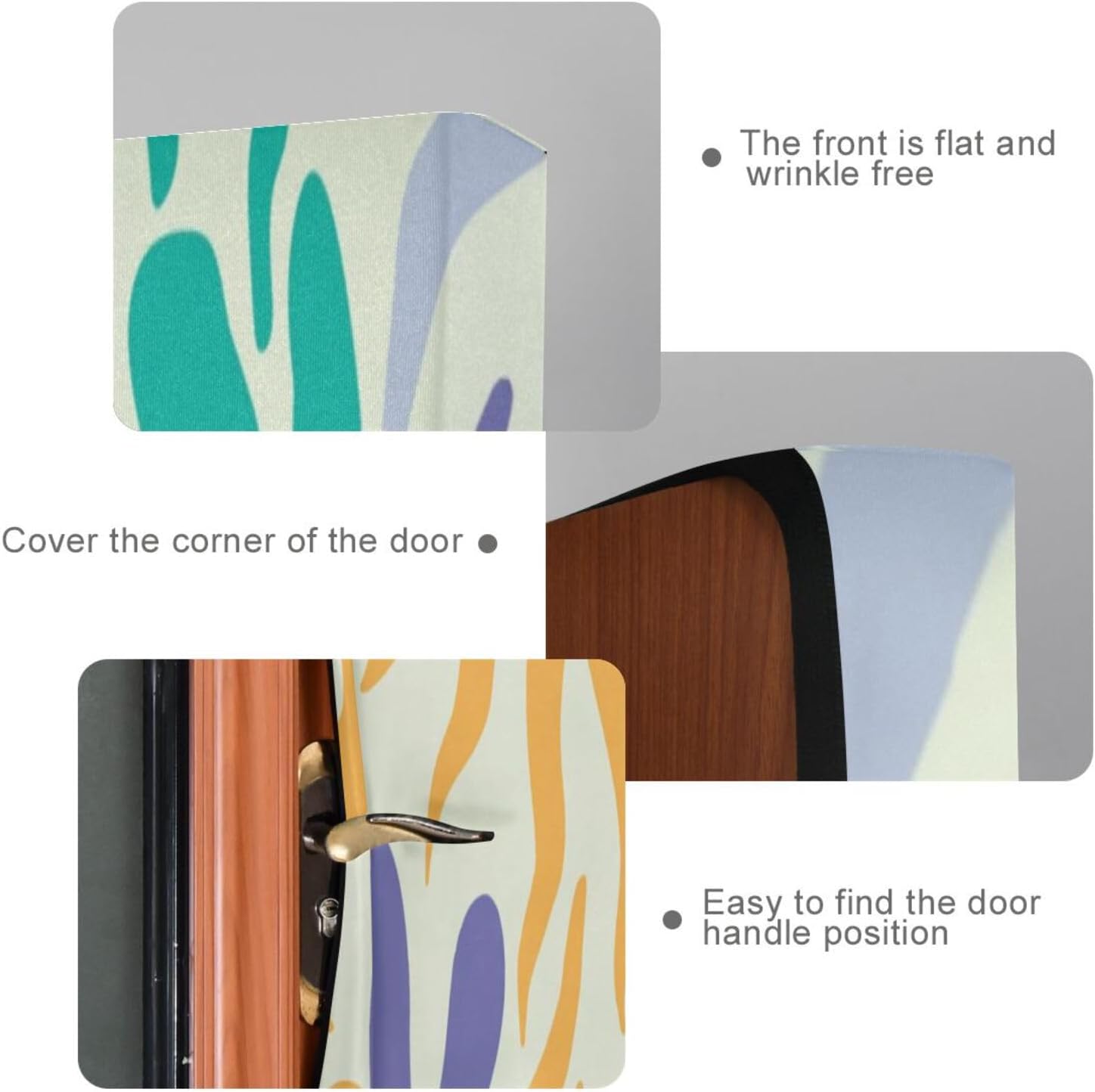 Susiyo Tropical Abstract Pattern Halloween Door Cover
