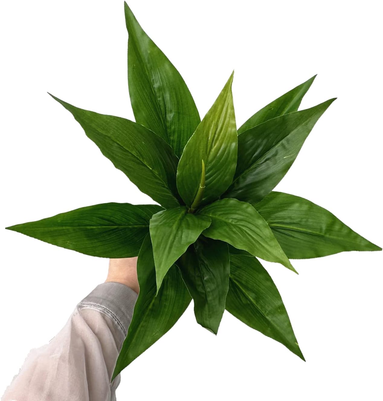 PASYOU Artificial Agave Plant 2 Pack 10 Inches Faux Greenery