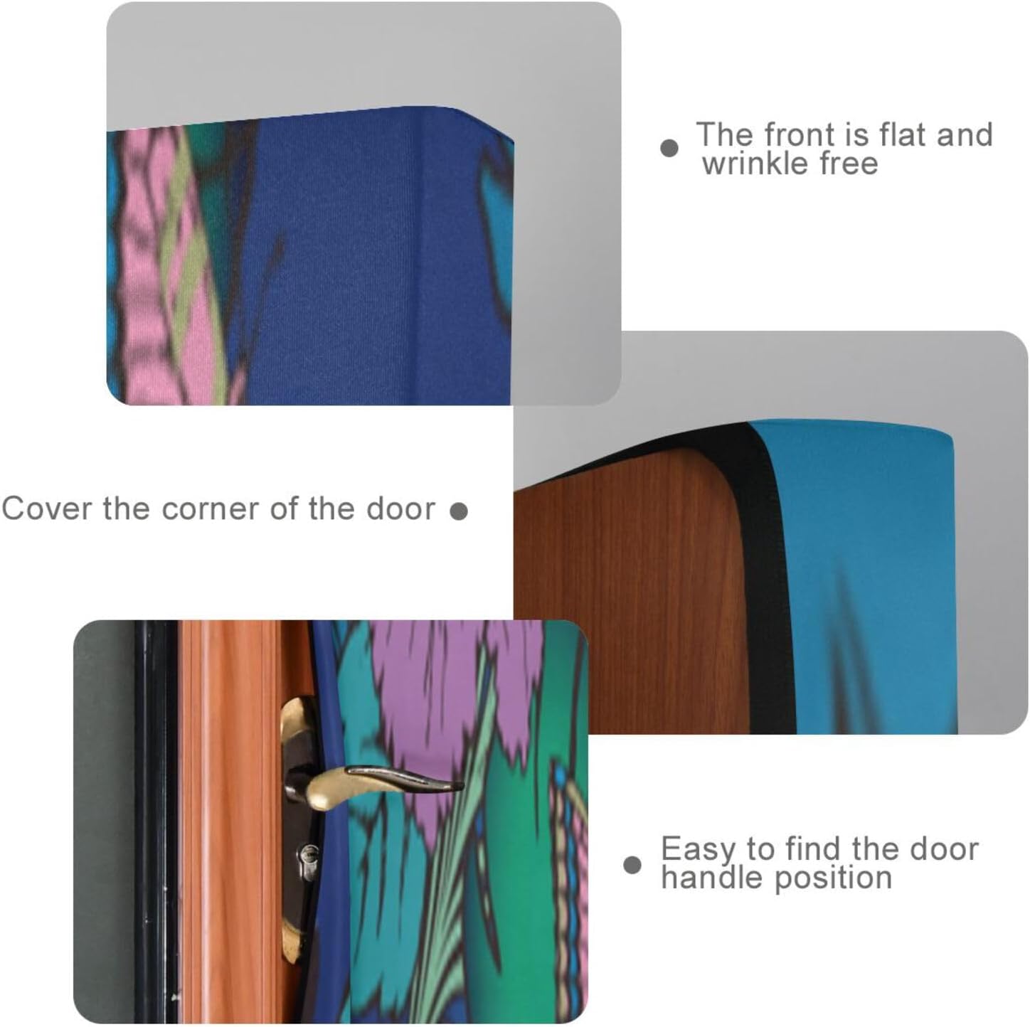 Susiyo Dark Green Zebra Halloween Door Cover