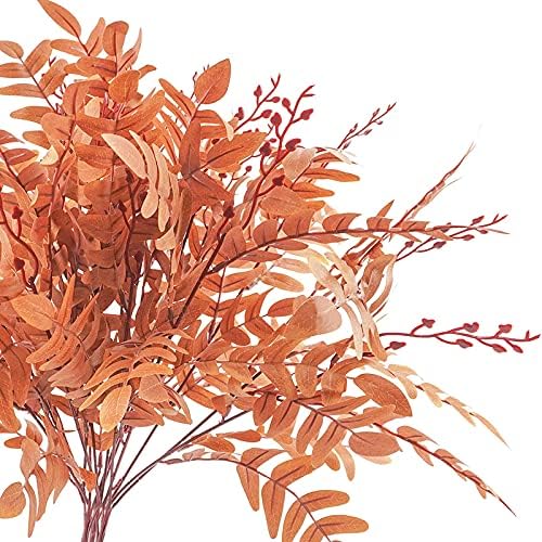 3pcs Artificial Greenery Stems Fake Ferns Plants for Home and Garden