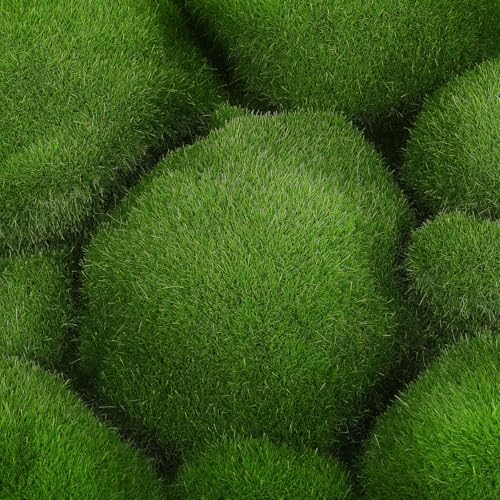 2pcs Artificial Moss Wall Panels Greenery Faux Moss Decor 12x12 Inch Easy Install