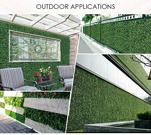 2PCS Artificial Boxwood Plants Green Wall Decor