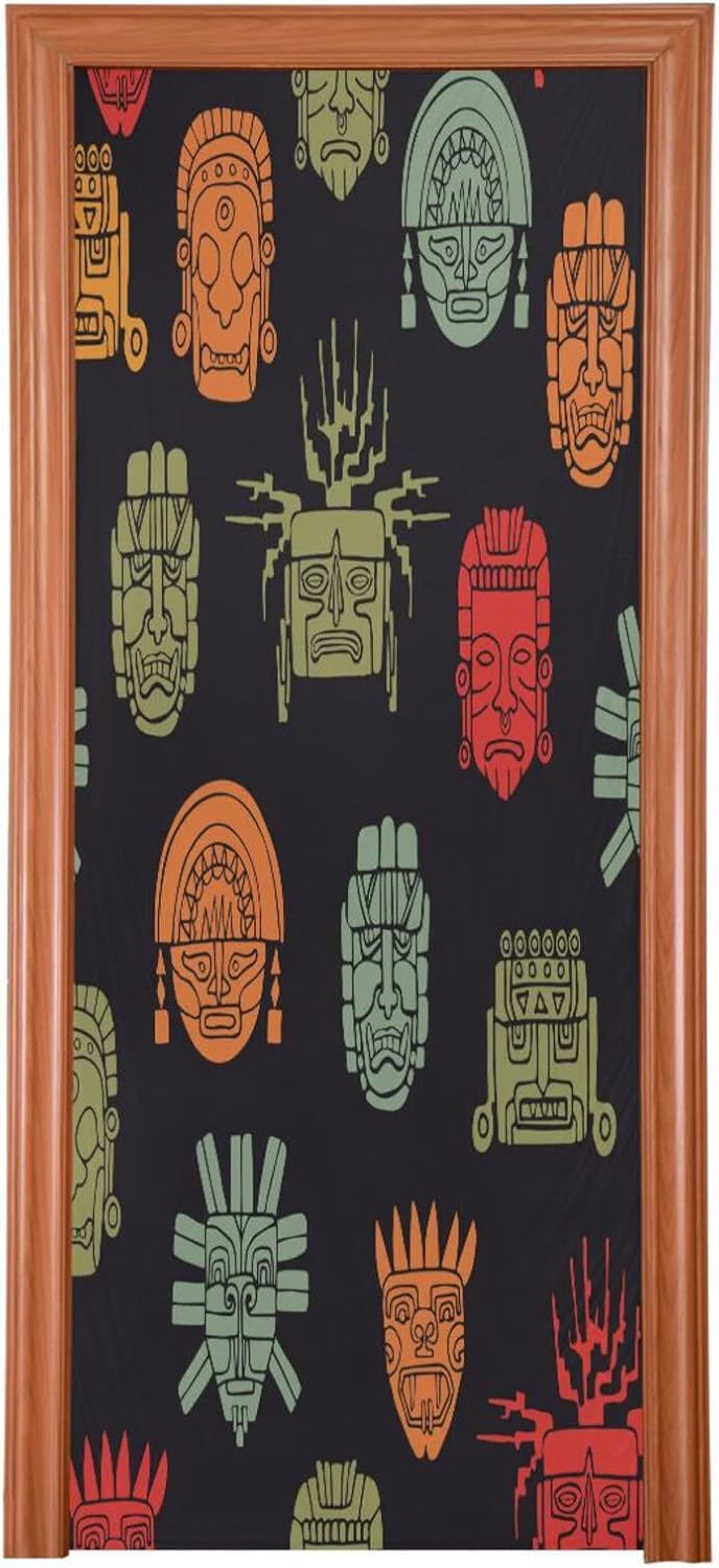 Susiyo Maya Inca Halloween Door Cover