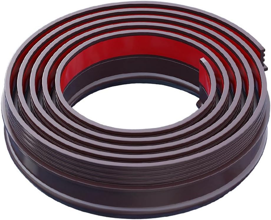 Lifeuping Door Draft Stopper 39in Black TPE Weather Stripping for Exterior and Interior Doors